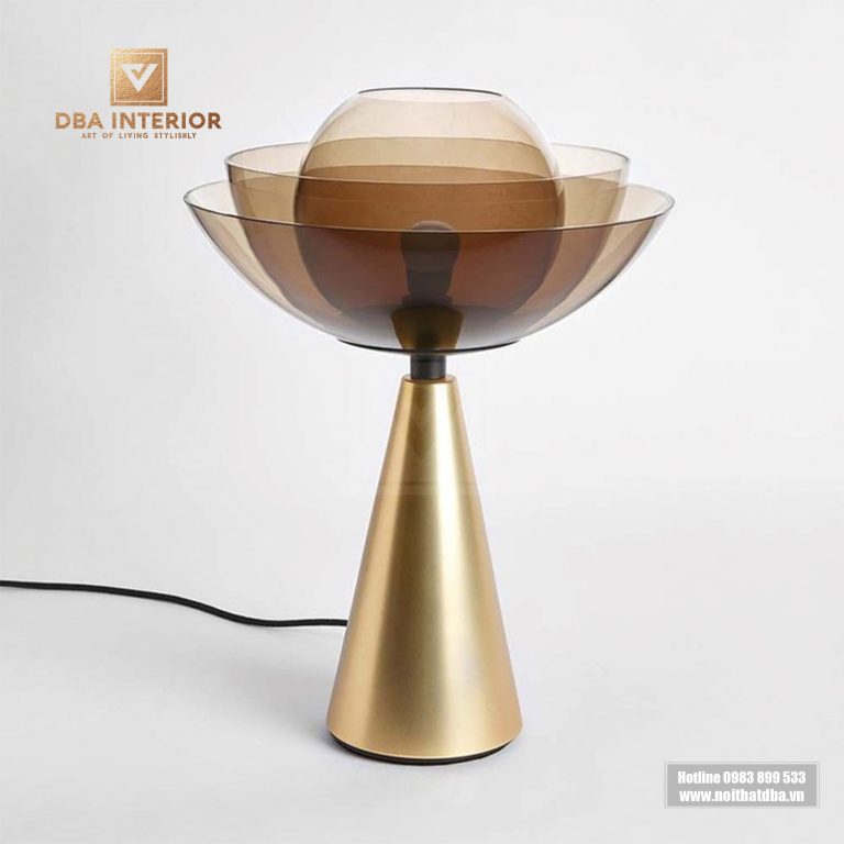 Đèn ngủ dáng bông sen nở ánh sáng ấm áp trang trí phòng ngủ