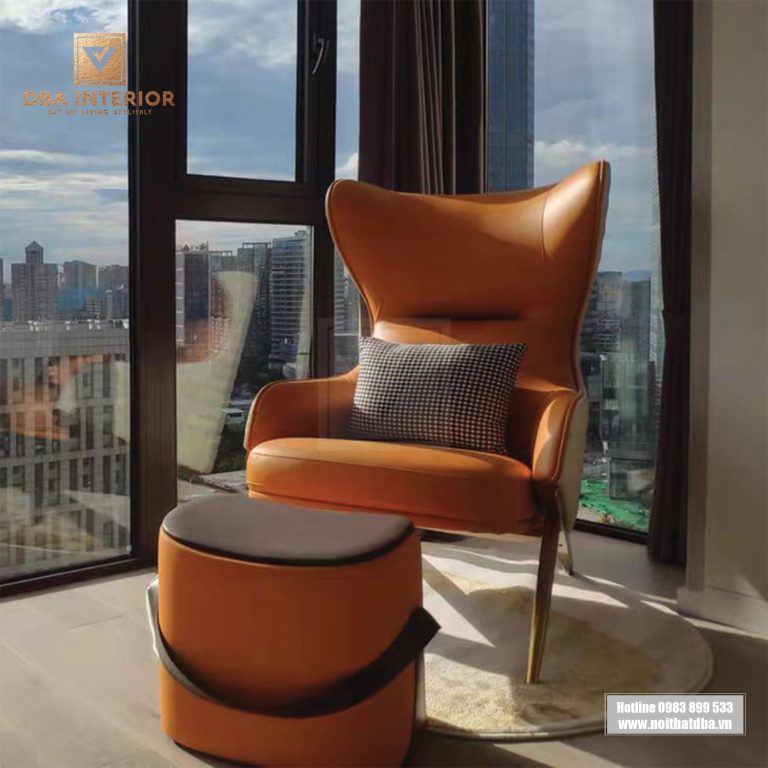 Ghế thư giãn chất liệu da cao cấp phong cách luxury GH02