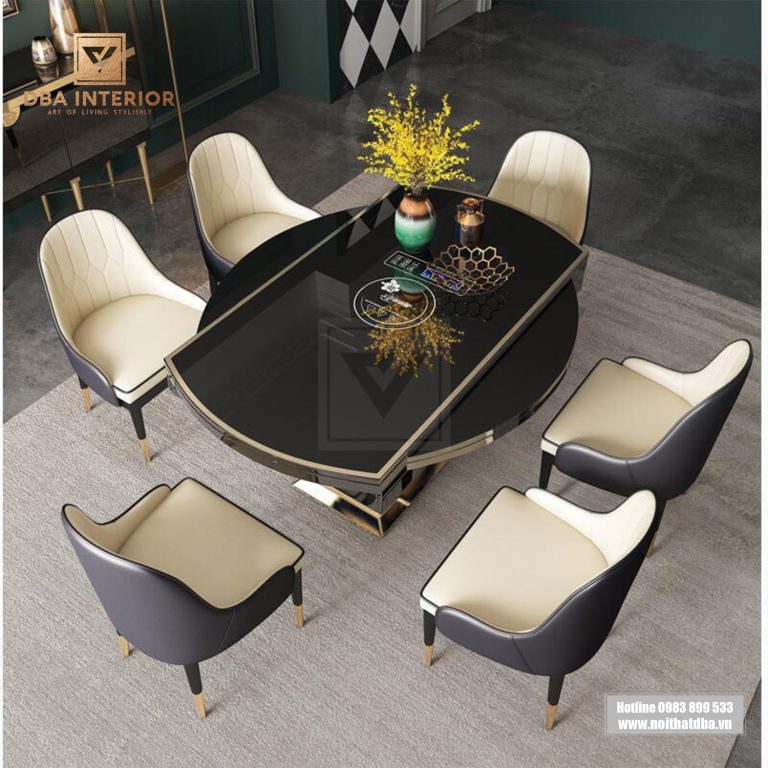 Bàn ăn thông minh tích hợp bếp từ siêu tiện dụng cho gia đình BA26