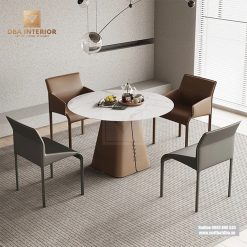 Ghế ăn Mahattan Chair cao cấp tùy chọn màu da yên GA30