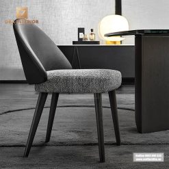 Ghế ăn Minotti cao cấp khung gỗ rắn sang trọng GA20