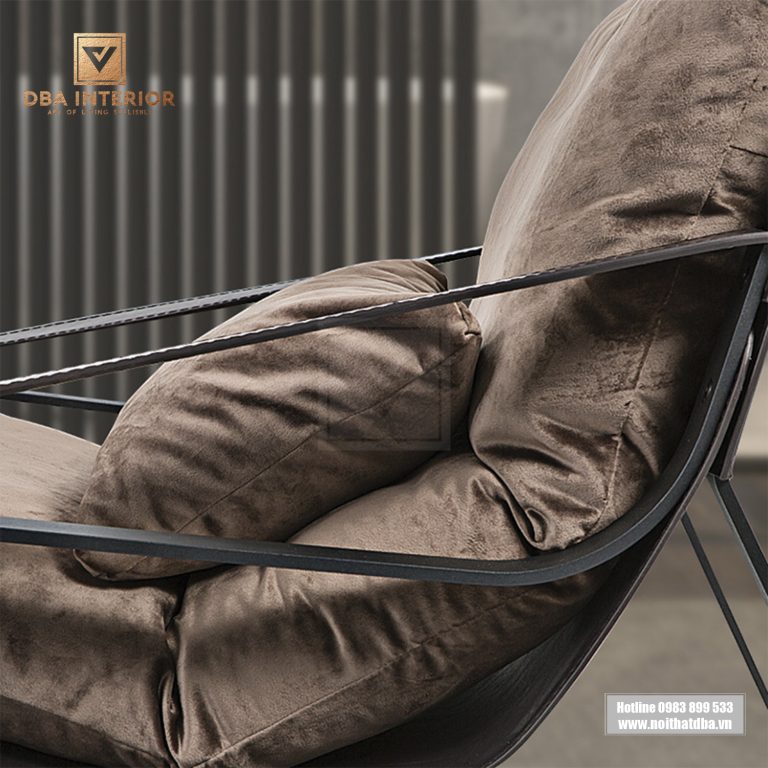 Ghế đơn thư giãn Nordic style bọc da nhập khẩu GH14