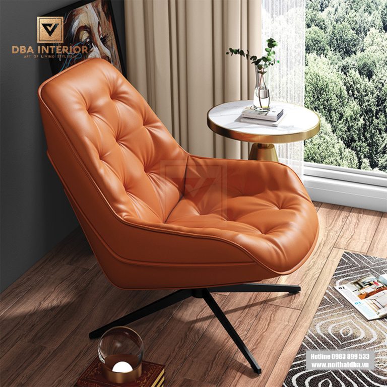 Ghế thư giãn chân xoay phong cách luxury nhập khẩu GH46