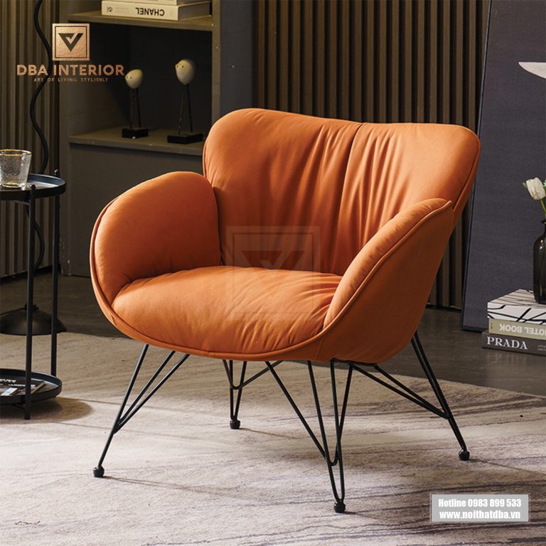 Ghế thư giãn nỉ nhung phong cách Bắc Âu nhập khẩu GH42