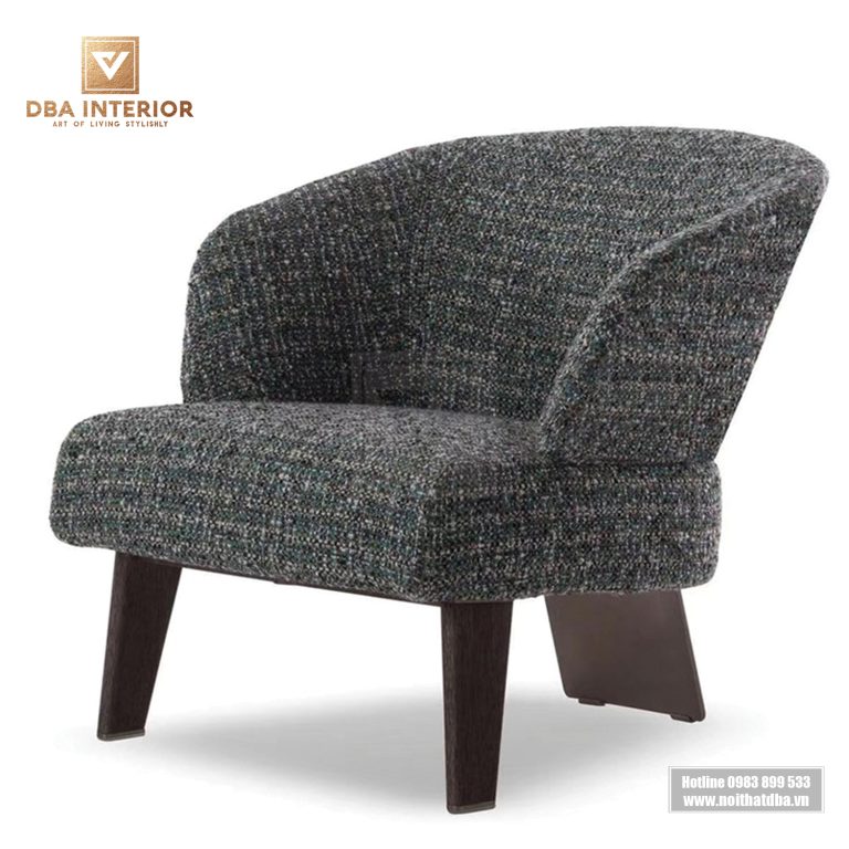 Ghế thư giãn Reeves khung gỗ rắn hiện đại nhập khẩu GH44