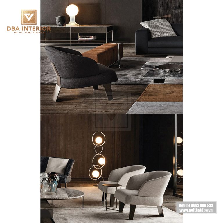 Ghế thư giãn Reeves khung gỗ rắn hiện đại nhập khẩu GH44