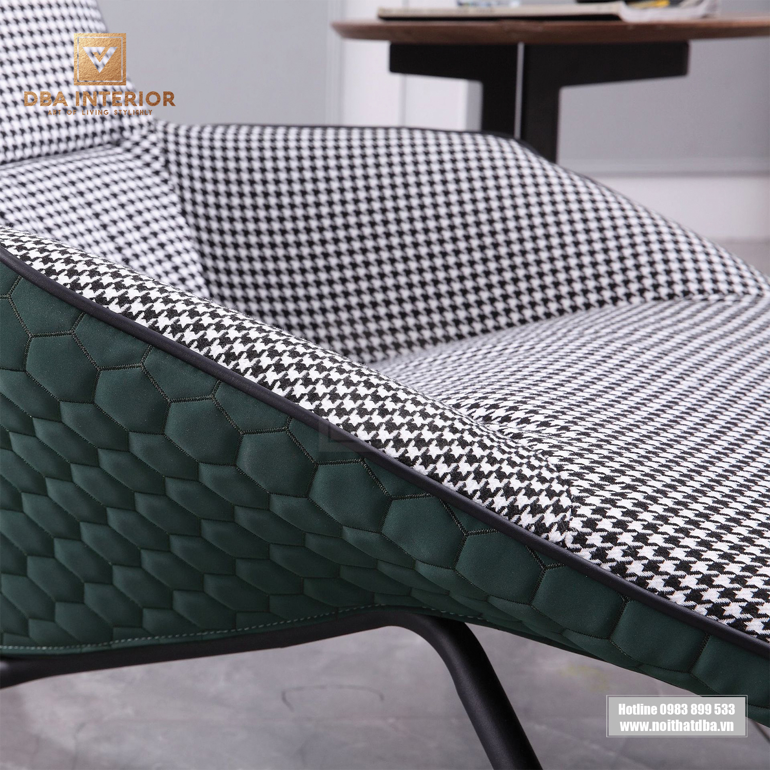 Ghế thư giãn chân thoải kiểu dáng độc đáo phong cách luxury GH18