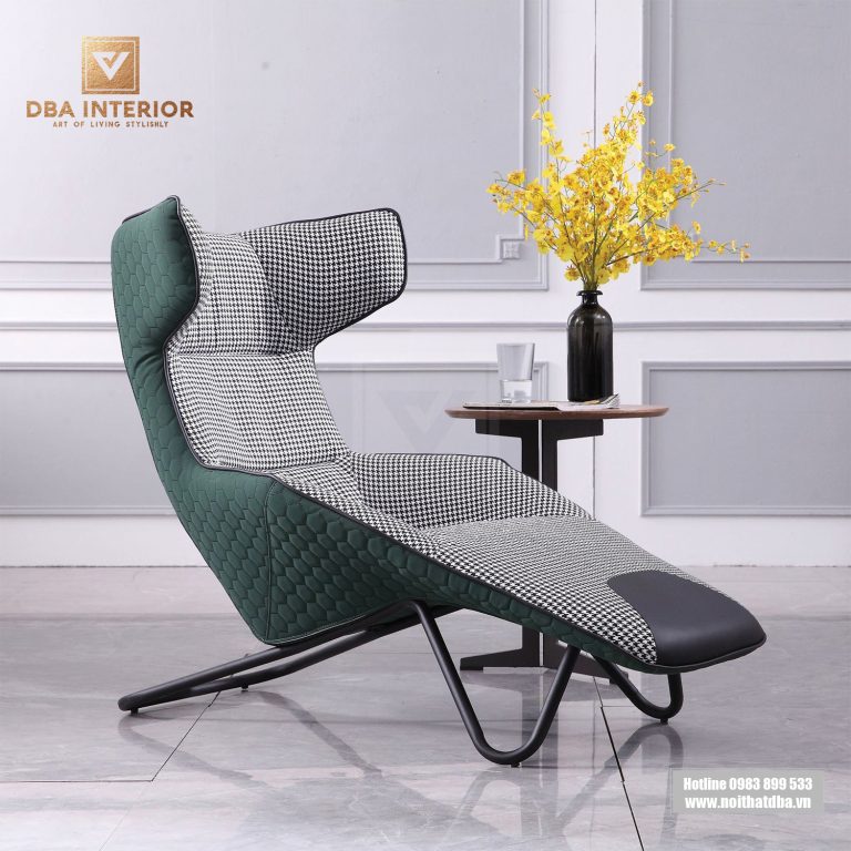 Ghế thư giãn chân thoải kiểu dáng độc đáo phong cách luxury GH18
