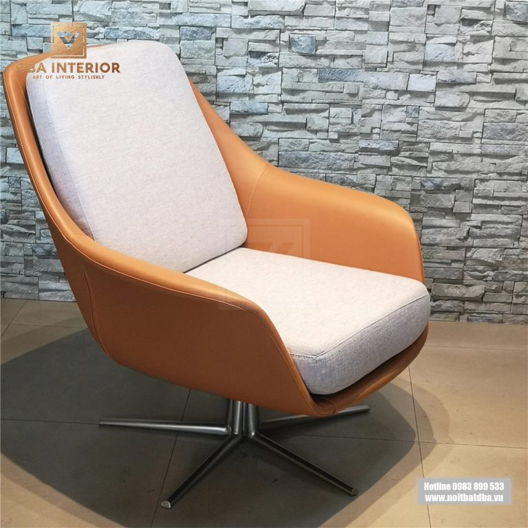 Ghế thư giãn nhập khẩu Sveva Flexform chân xoay GH41