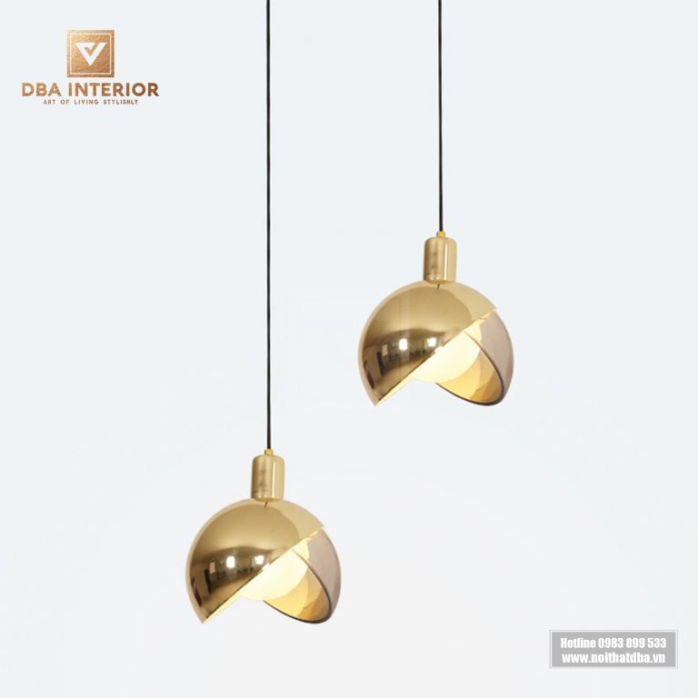 Bộ đèn thả chao loa nhọn kim loại trang trí phòng ăn, phòng ngủ DT19