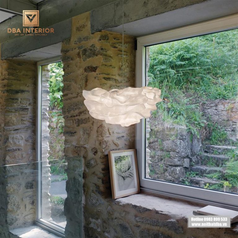 Chao đèn giấy thả trần trang trí thiết kế ấn tượng DT17