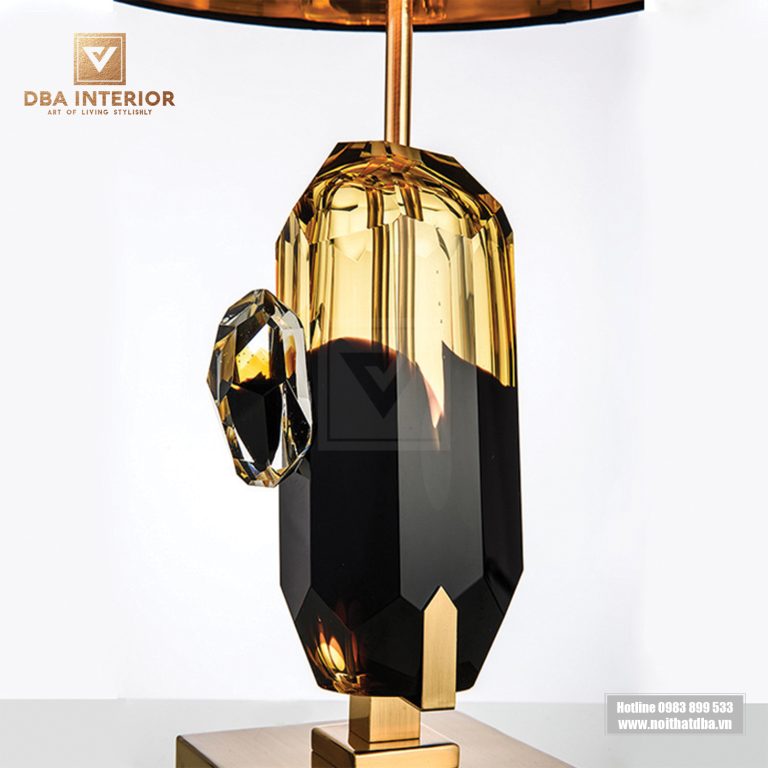 Đèn ngủ để bàn hình dạng đá quý thiết kế sang trọng DB12
