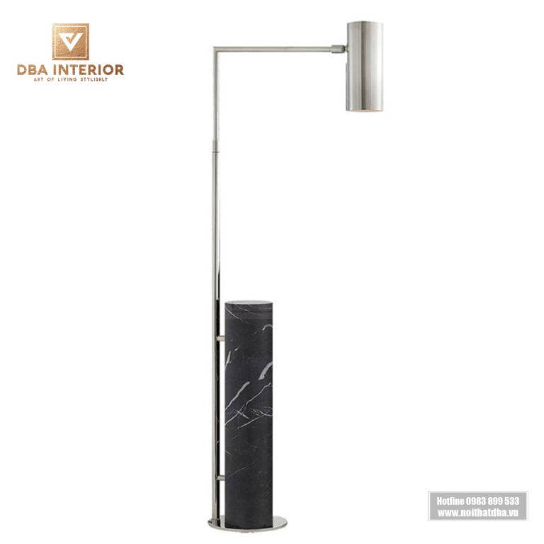 Đèn sàn đứng chân đá tự nhiên trang trí góc không gian DS3