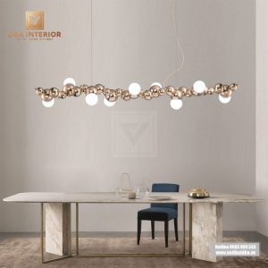 Đèn chùm thả trần bong bóng nước phong cách luxury DT13