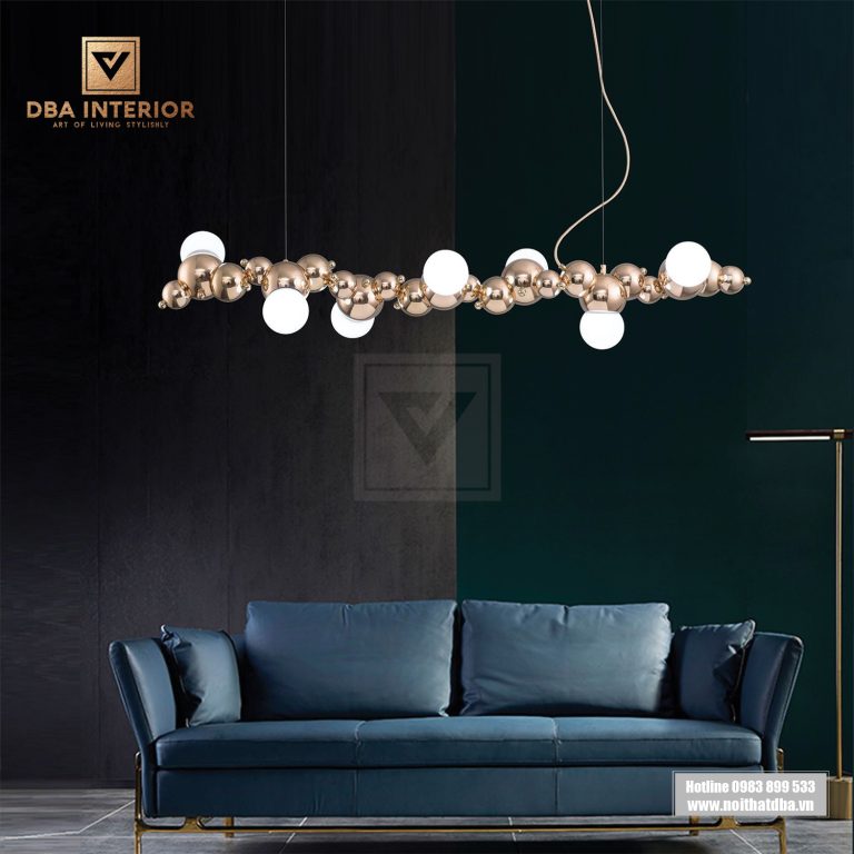 Đèn chùm thả trần bong bóng nước phong cách luxury DT13